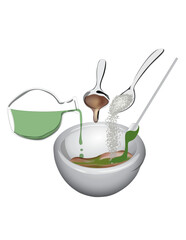 mezcla de ingredientes