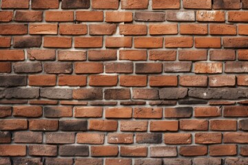 Obraz premium Authentic Brick Wall Texture Background for Your Designs, Generative AI