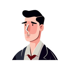 Successful businessman in suit, smiling for portrait