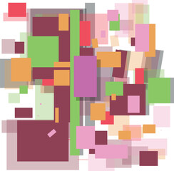 The texture consists of colored rectangles