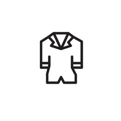 Blazer Coat Jacket Outline Icon