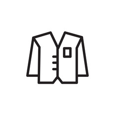 Blazer Fashion Jacket Outline Icon