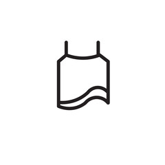 Blouse Cloth Dress Outline Icon