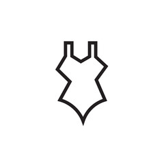 Dress Fashion Summer Outline Icon