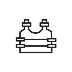 Jacket Military Protection Outline Icon