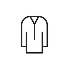 Casual Blazer Wear Outline Icon