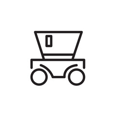 Carriage Fairytale Fancy Outline Icon