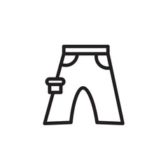 Casual Fashion Pants Outline Icon