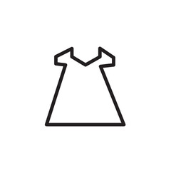 Casual Dress Clothing Outline Icon
