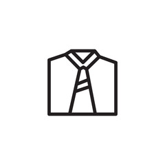 Casual Dress Formal Outline Icon