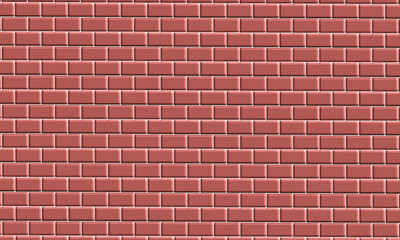 red brick wall texture. red brick wall background. red brick wall. abstract background. 3D background. 3D red brick wall