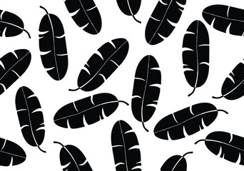 Composition of leaves, in batik motif