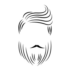 hair logo vector illustration
