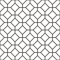 The seamless simple design of the modern pattern