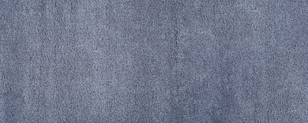 Fototapeta na wymiar Texture of grey carpet as background, closeup. Banner design
