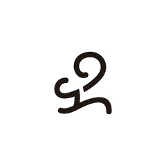 letter t unique strong design symbol logo vector