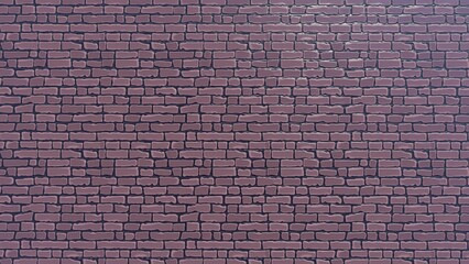 Brick pattern red wall 