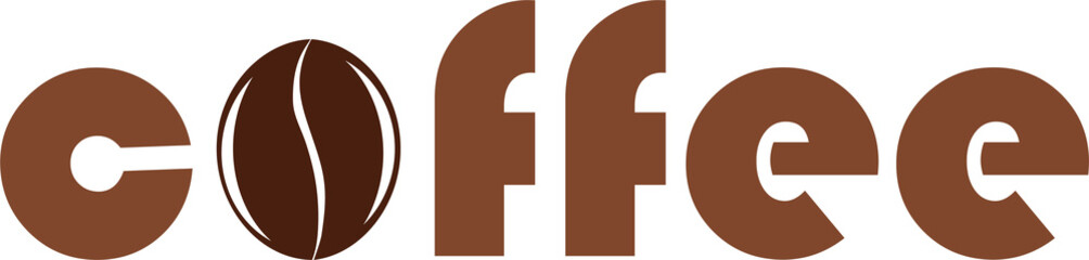 Logo stamp quote for cafe.  coffee quote. Template for print design label, badge, cup, mug, rubber seal stamp on white background. transparent, png