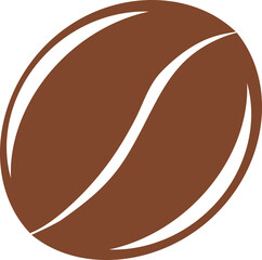 coffee beans logo design. Flying coffee grains. for cafe advertising, package, menu design. Roasted coffee beans. Coffee sign. transparent, png