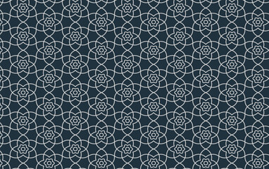 abstract seamless pattern template textured arabic line art geometric background wallpaper design