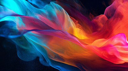 Obraz premium Generative AI, an abstract background image with a fluid movement effect