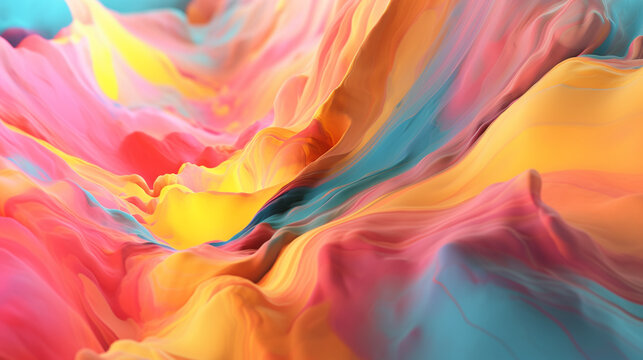 Generative AI, an abstract background image with a fluid movement effect