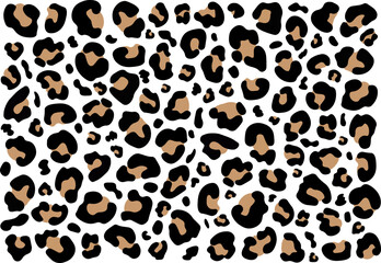 leopard print pattern vector
