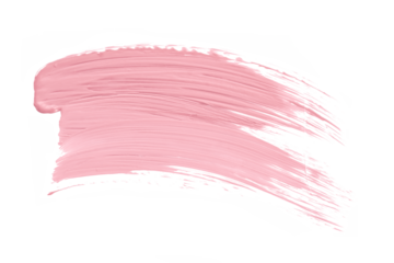 Shiny pink brush watercolor painting isolated on transparent background. watercolor png