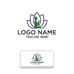 Lotus yoga logo