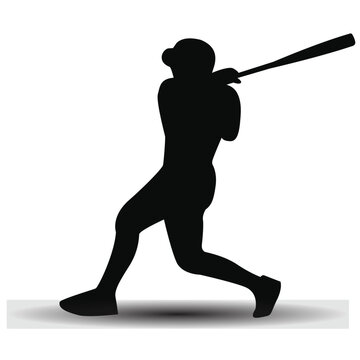 recommend clip art: baseball sport silhouette vector design