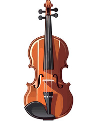 Classical violin illustration