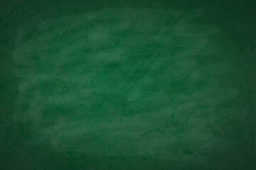 Green board. Dark green wall backdrop. Education concepts.	
