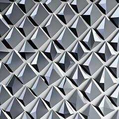A minimalistic pattern of gray triangles on a white background1, Generative AI