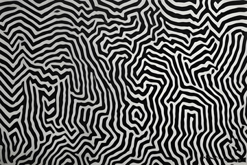 Fototapeta premium black and white pattern with stripes