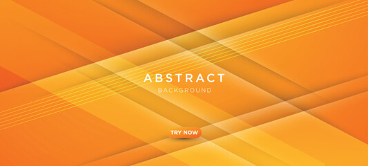 Yellow orange red gradient abstract background for banner design. Geometric shapes. Triangles, squares, stripes, lines. Color gradient. Modern, futuristic. Light dark shades. Web banner. Vector	
