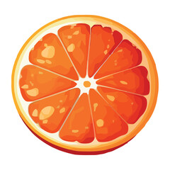 Fresh citrus slices, ripe and juicy goodness