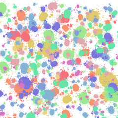 water splash scene Flashy colors dripping onto a white background. to use as a background on the Internet