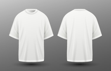 3D T Shirt White Mockup