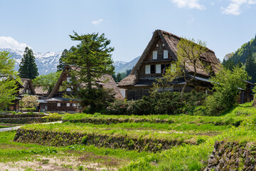 World heritage site Gokayama Ainokura Village at Toyama, Japan.