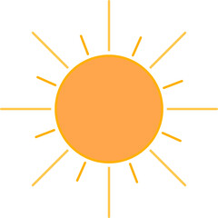 Summer Sun Illustration