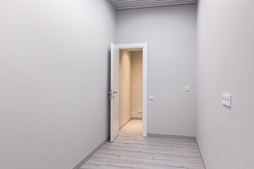 New empty office after renovation without furniture and computers