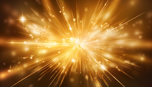 Golden star burst, sunrays texture overlays