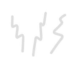 Doodle line illustration showing line of concentration, mindfulness, inspiration, sunburst, sunshine, surprise. Vector