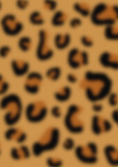 Leopard Pattern Blur Wallpaper