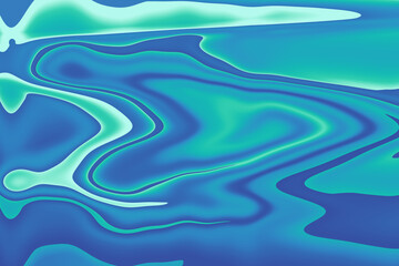 silk splash isolated on white background. Elegant light green blue and white silk or satin textures Abstract designs for background. With copy space.