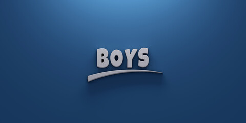 Boys Planning writing lettering background banner