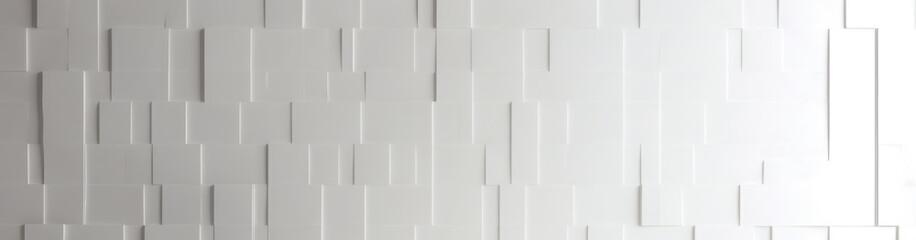 White background with cube pattern