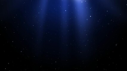 Blue Particles Background Loop 4K