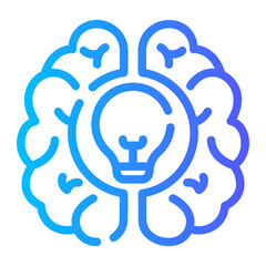 idea Line Gradient Icon