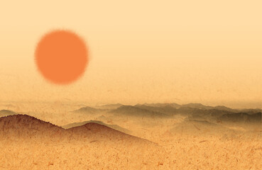 mountain Natural japanese recycled paper texture background.